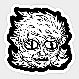 Wolf Boy Sticker